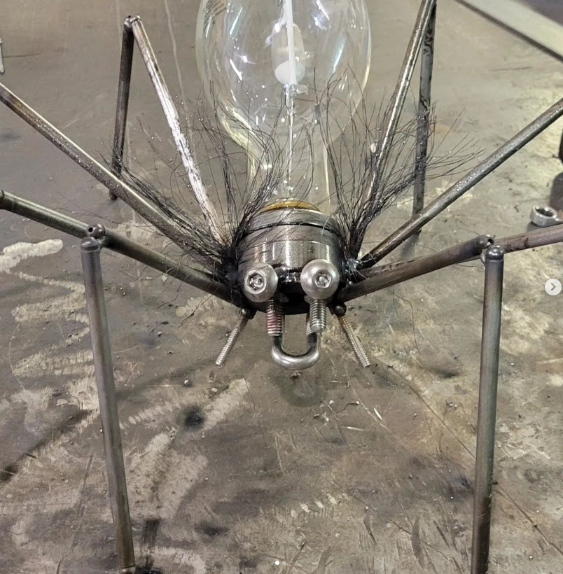 welded metal spider